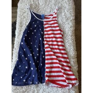 Target Girls Sz. 14/16 USA Flag Tank Top. Roomy, Comfortable